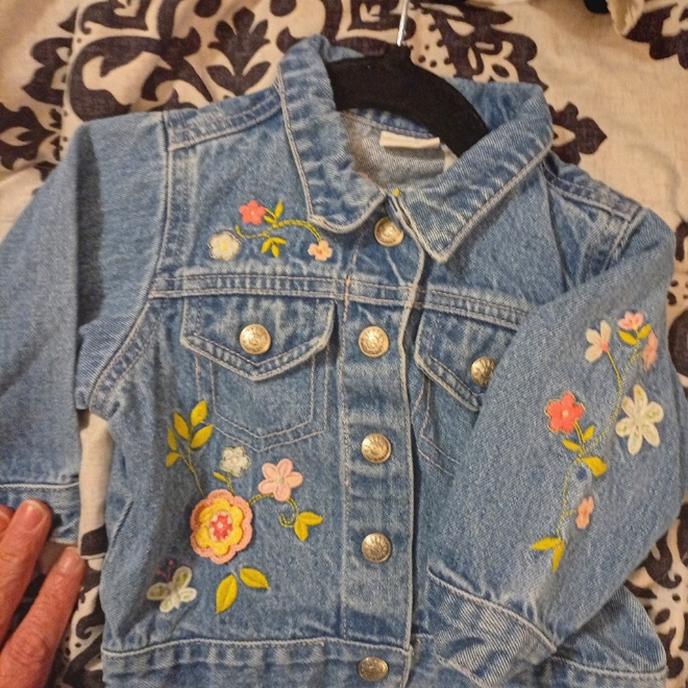 KRU embroidered Jean Jacket